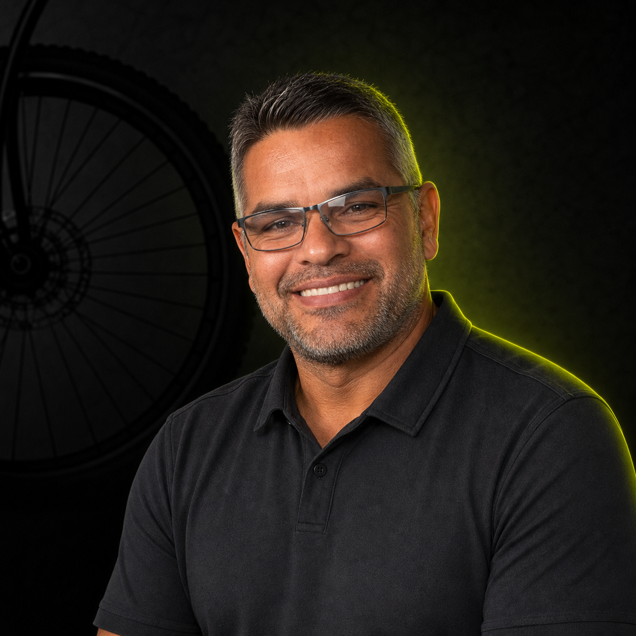 Retrato de Chepa, mecánico de The Bike Shop Aguada